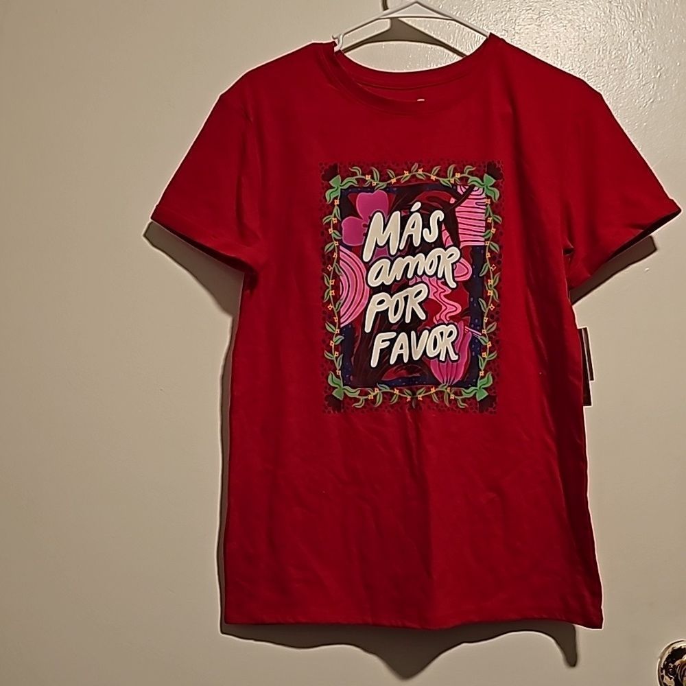 Red shirt Latino heritage month